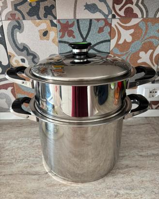 AMC serie 28 Pentola 8L+ cottura vapore Visiotherm