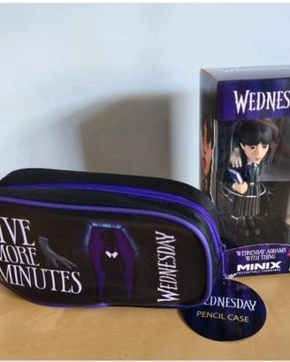 Set Astuccio Penne e Figure Wednesday Minix
