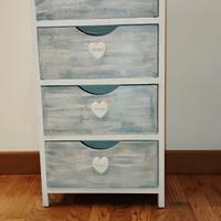 mobile cassetti shabby 