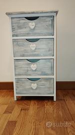 mobile cassetti shabby 