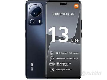 Xiaomi 13 Lite 128GB Black - Nuovo
