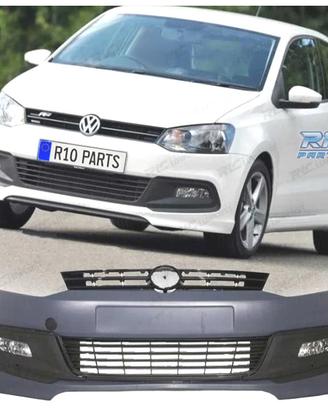 PARAURTI ANTERIORE VOLKSWAGEN VW POLO 5 09-17 LOOK