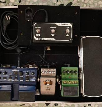 Pedaliera chitarra DigiTech JamMan + Bad Monkey Ro