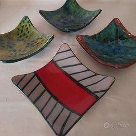 Ceneriera decorativa in ceramica di Vietri