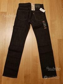 Levi's 513 slim straight fit W28 L32/ grigio scuro