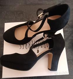 Scarpe décolleté con plateau 