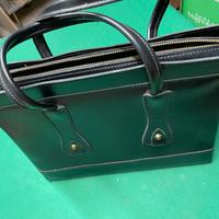 Borsetta Vintage Anni '60 in Pelle Nera - 2 scomp.