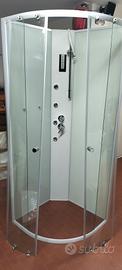 Cabina doccia semicircolare 80x80