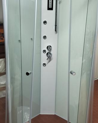 Cabina doccia semicircolare 80x80