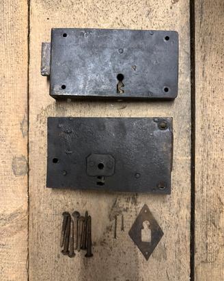 Serratura Ferro Antica Epoca Porta Cancello ‘900