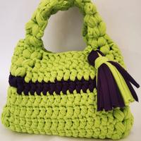borsa fettuccia fluo