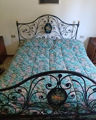 letto matrimoniale in ferro battuto 