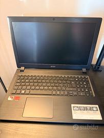 Acer Aspire 3 A315-21 con alimentatore, senza HD