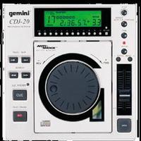 Coppia lettori dj gemini cdj 20 + flight case pro