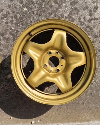 Cerchi in ferro Oro Fiat 4x98, canale 6 da "15