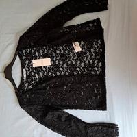 Giacca in pizzo nera 