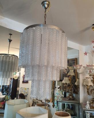 lampadario in vetro di murano  venini 