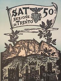 Xilografia a colori di Remo Wolf, 1997