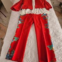 Tailleur con camicia 