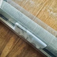 Tenda a rullo filtrante misto lino