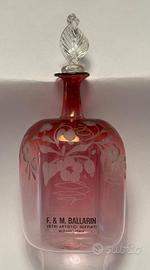 Boccettina in vetro soffiato di Murano