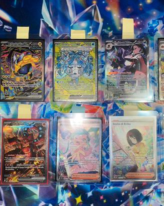 Lotto 10 carte Pokémon alternative art vari set