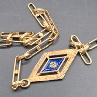 CATENINA IN ORO CON SMALTI