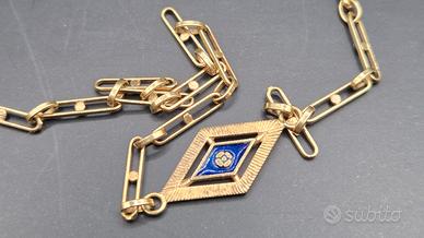 CATENINA IN ORO CON SMALTI