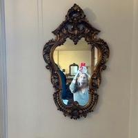 specchio antico dorato