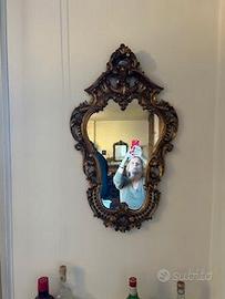 specchio antico dorato