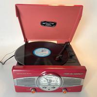 Giradischi vintage retrò con casse integrate