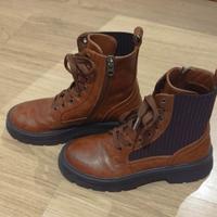 Sparponcino Marrone in pelle marca Bata Tg 37