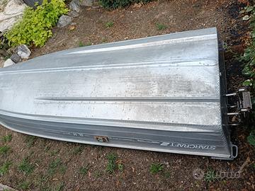 Barca alluminio e motore 15 hp