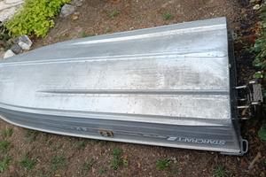 Barca alluminio e motore 15 hp