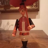 Figura in legno intagliato Holzfigur Trachtenmann