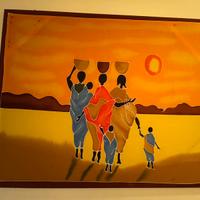 Quadri batik originali africani