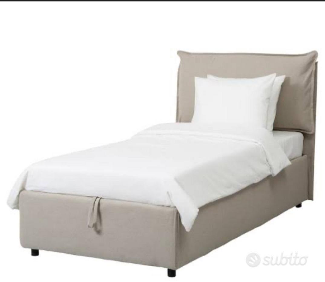Letto Singolo Letto In Tessuto Con Contenitore Ikea Letto Singolo