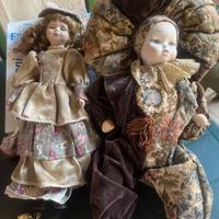 Coppia Bambole Porcellana