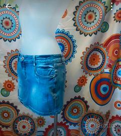 mini gonna in jeans 