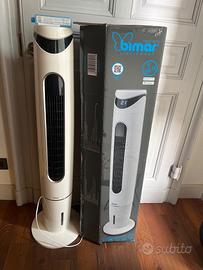 ventilatore a torre con serbatoio d’acqua