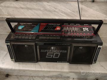 Boombox ghettoblaster CGM RCR-9779. Leggere bene.