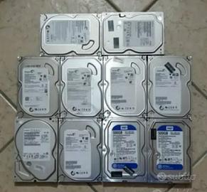 Stock 10 hard disk SATA 500gb 3,5"