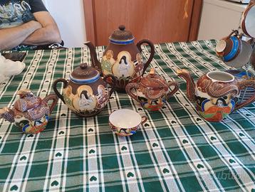 Servizio da TèCaffè Giapponese Satsuma Vintage