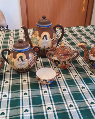 Servizio da TèCaffè Giapponese Satsuma Vintage