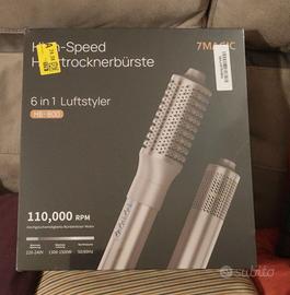 7MAGIC Air Styler 6 In 1, Asciugacapelli Ionico