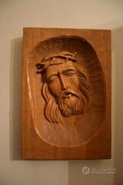 quadro in legno Gesù 