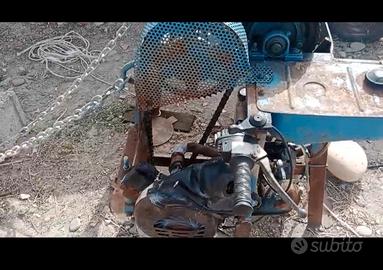 Verricello con motore vespa