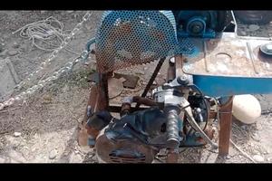 Verricello con motore vespa