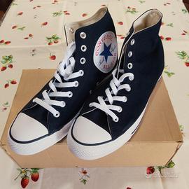 Converse All Star HI Nere Tg 44 NUOVE