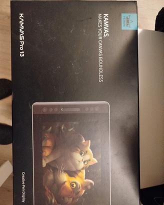 Tavoletta grafica Huion Kamvas pro 13 con penna